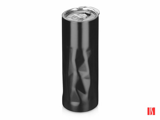 Вакуумная термокружка "Decart", 450 мл, тубус, черный