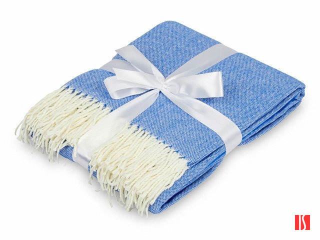 Акриловый плед Dapple 160x210 см, синий