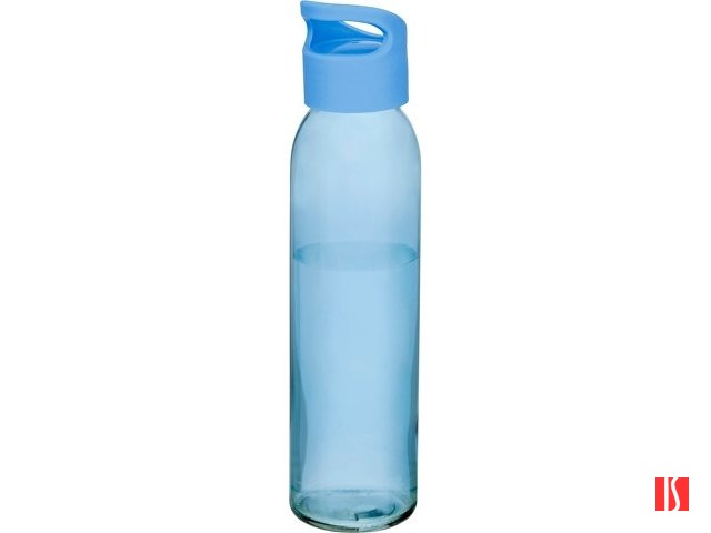 Спортивная бутылка Sky из стекла объемом 500 мл, светло-синий