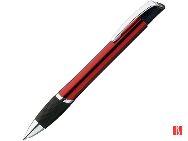 Ручка шариковая металлическая "OPERA", синий, 1мм, красный