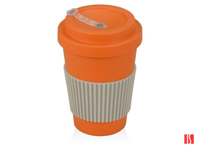 Термокружка "Muffin" из натуральных волокон, оранжевый