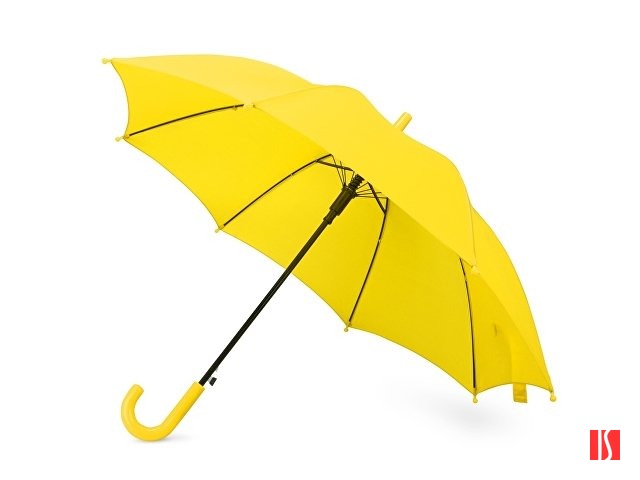 Зонт-трость "Edison", полуавтомат, детский, желтый