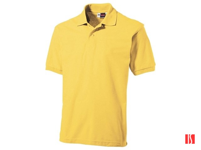 Рубашка поло "Boston" мужская, светло-желтый