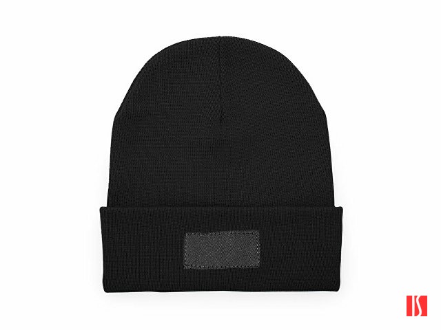 Вязаная шапка BULNES из двухслойного акрила, черный