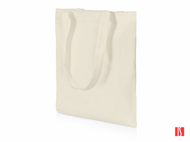 Сумки хлопок 90%, плотн. 200 г, грузопод.10 кг, размер 38х42 см, ручки 3х65 см с доп. швом, натур (P)