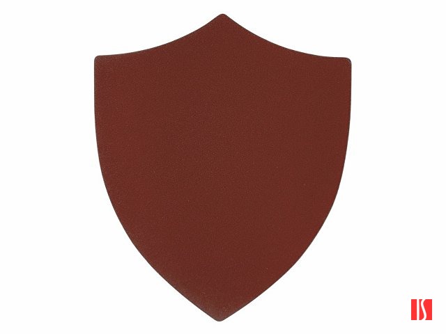 ПАТЧ ЩИТ nubuk (коричневый ) 6,6 х 5,5 см