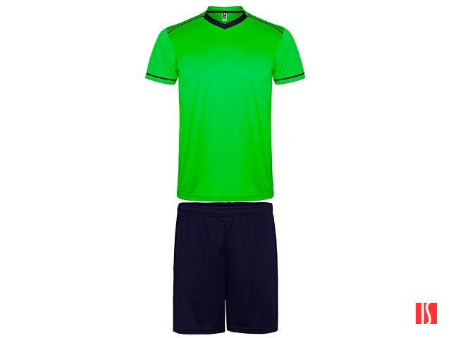 Спортивный костюм "United", неоновый зеленый/нэйви