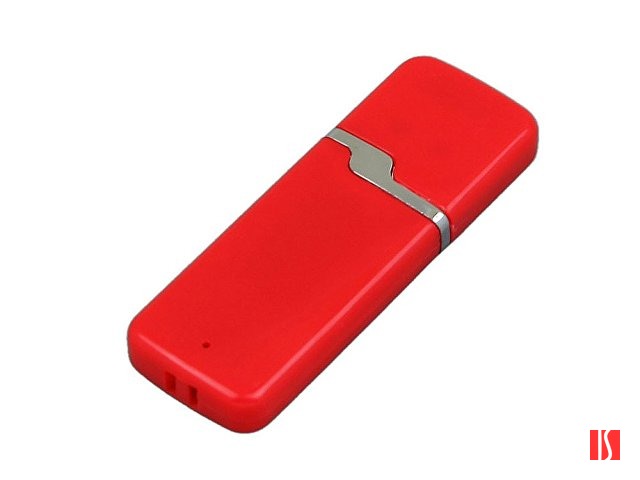 Флешка 3.0 промо прямоугольной формы c оригинальным колпачком, 64 Гб, красный