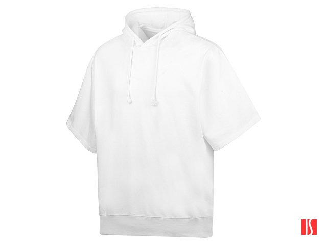 Худи оверсайз с коротким рукавом «Warsaw» унисекс, белый