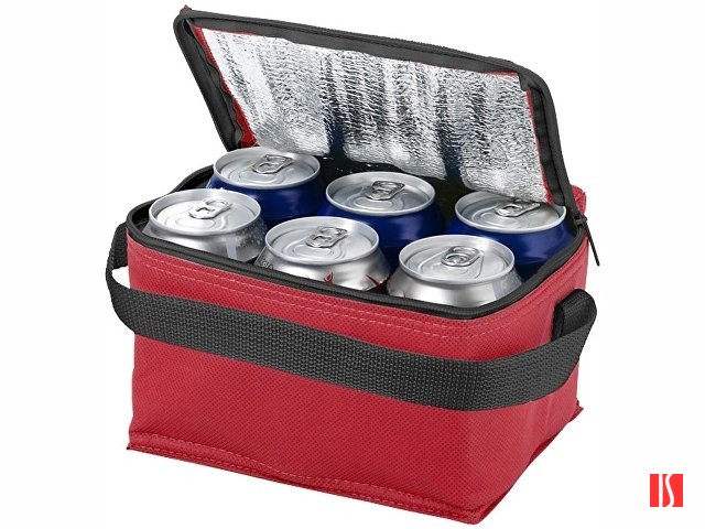 Сумка-холодильник "Spectrum", красный/черный