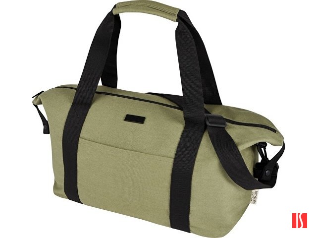 Спортивная сумка Joey из брезента, переработанного по стандарту GRS, объемом 25 л, оливковый