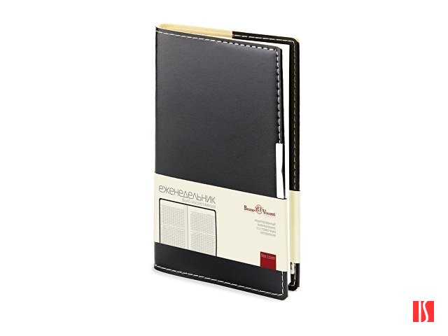 Еженедельник недатированный А6 «Metropol», черный