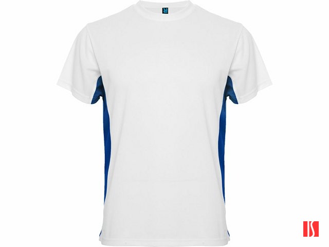 Спортивная футболка "Tokyo" мужская, белый/королевский синий