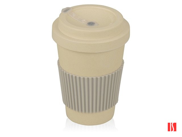 Термокружка "Muffin" из натуральных волокон, бежевый