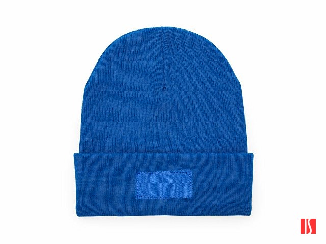 Вязаная шапка BULNES из двухслойного акрила, королевский синий