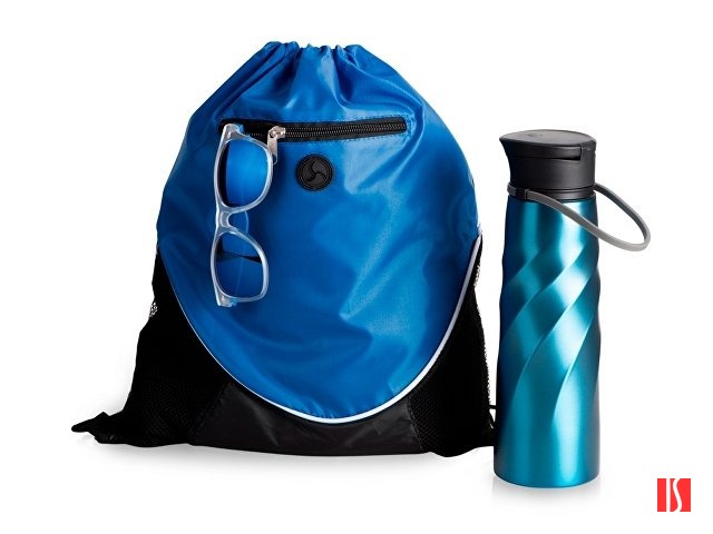 Подарочный набор с солнцезащитными очками и бутыкой для воды" Summerheat", синий