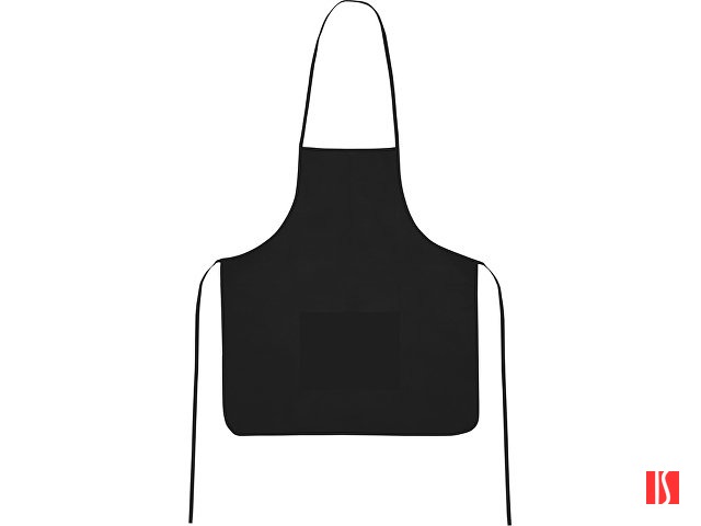 Фартук, черный, плотность 80г/м2