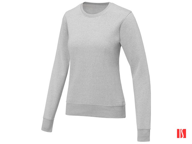 Женский свитер Zenon с круглым вырезом, серый яркий