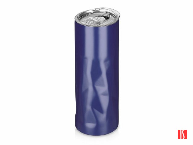 Вакуумная термокружка "Decart", 450 мл, тубус, ярко-синий