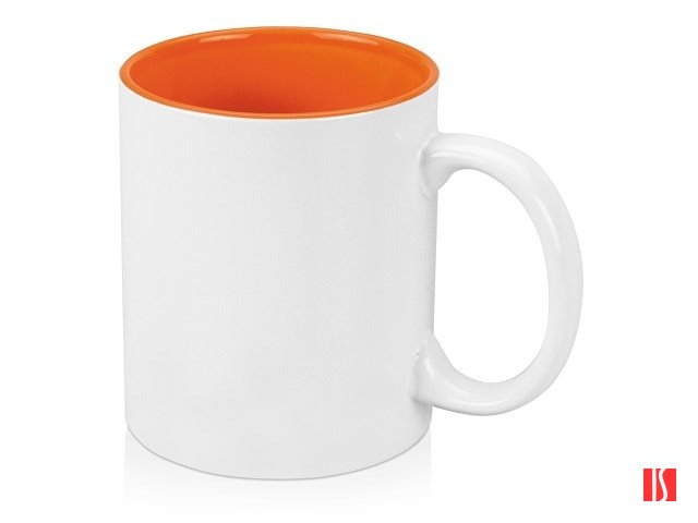 Кружка «Gain» 320мл, белый/оранжевый