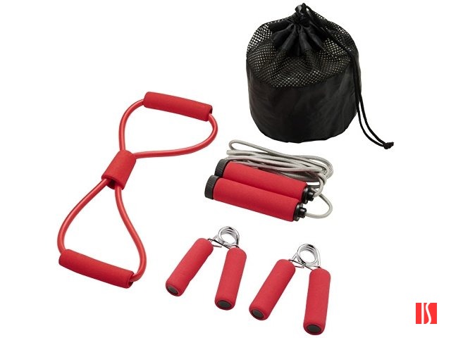 Купить Набор для фитнеса Dwayne, красный Набор для фитнеса Dwayne, красный