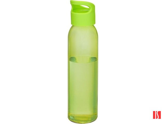 Спортивная бутылка Sky из стекла объемом 500 мл, зеленый лайм