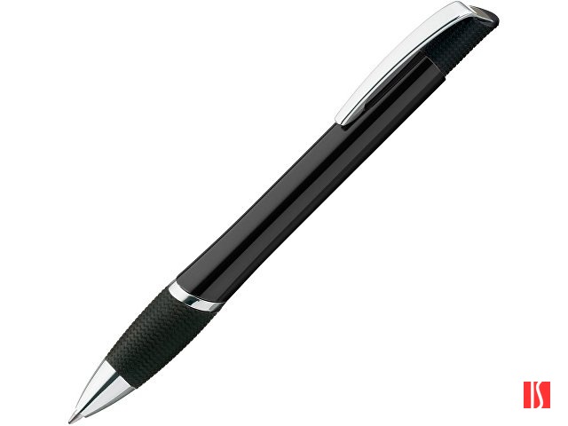 Ручка шариковая металлическая "OPERA", синий, 1мм, черный