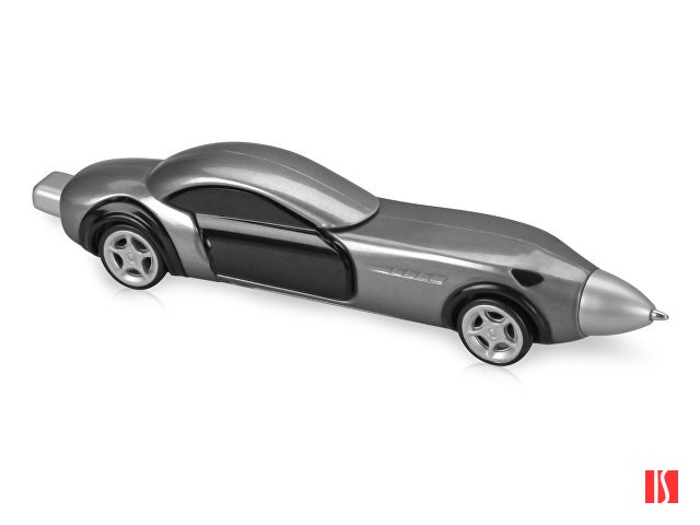 Ручка шариковая «Сан-Марино» в форме автомобиля с открывающимися дверями и инерционным механизмом движения, серебристая