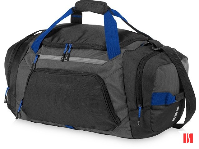 Спортивная сумка "Milton", черный/темно-серый/ярко-синий