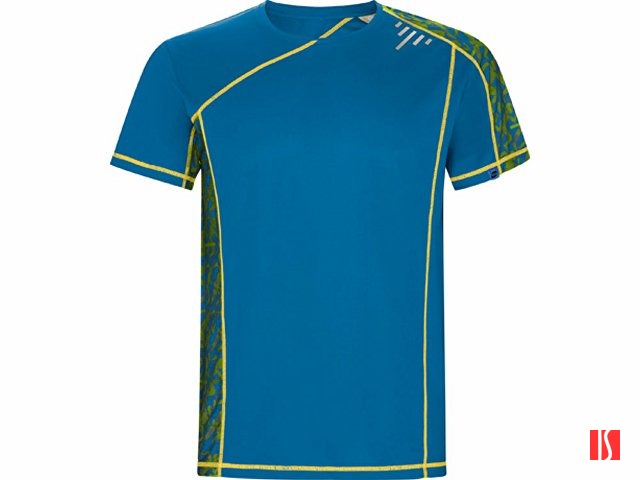 Спортивная футболка "Sochi" мужская, принтованый королевский синий