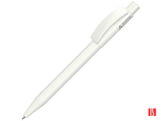 Шариковая ручка из вторично переработанного пластика "Pixel Recy", белый