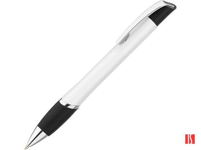 Ручка шариковая металлическая "OPERA", синий, 1мм, белый