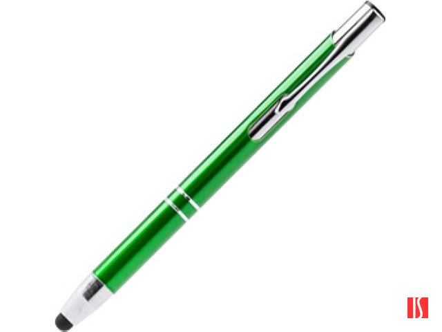 Ручка-стилус металлическая шариковая KRUGER, папоротник