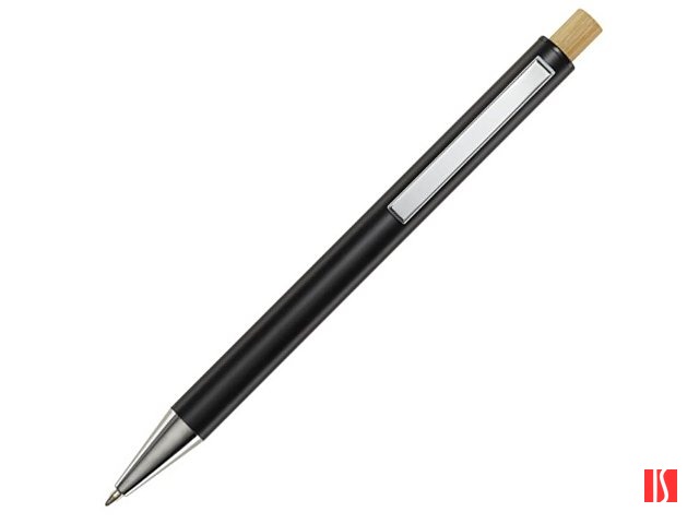 Cyrus шариковая ручка из переработанного алюминия, черный чернила - Черный