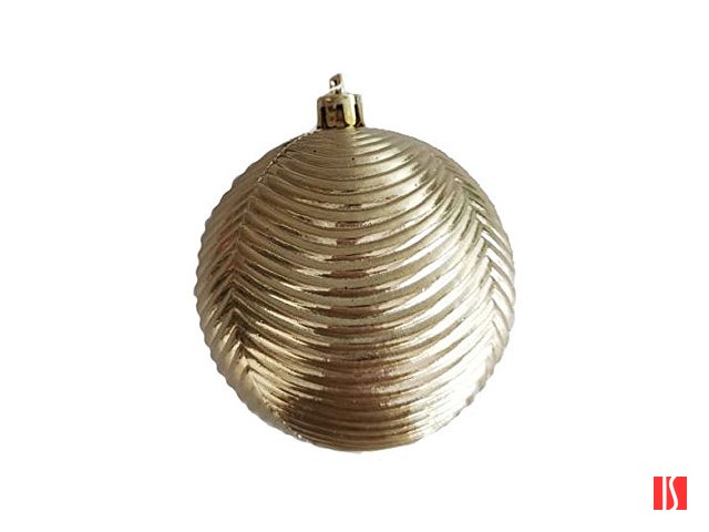 Новогоднее подвесное украшение из полистирола / 8x8x8см, золотистый