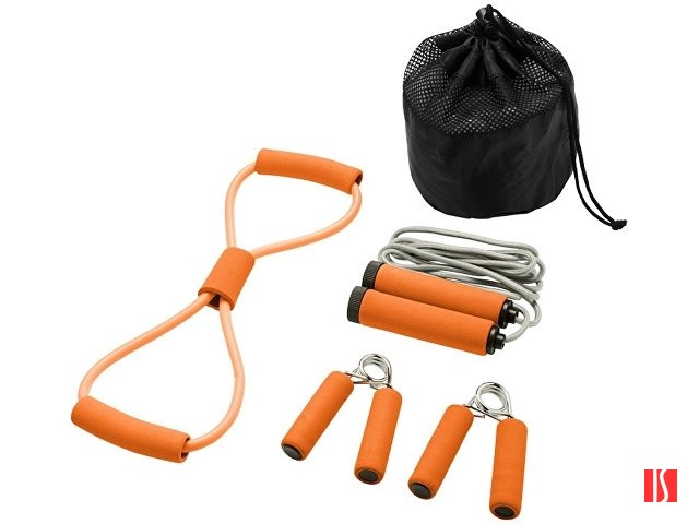 Купить Набор для фитнеса Dwayne, оранжевый Набор для фитнеса Dwayne, оранжевый