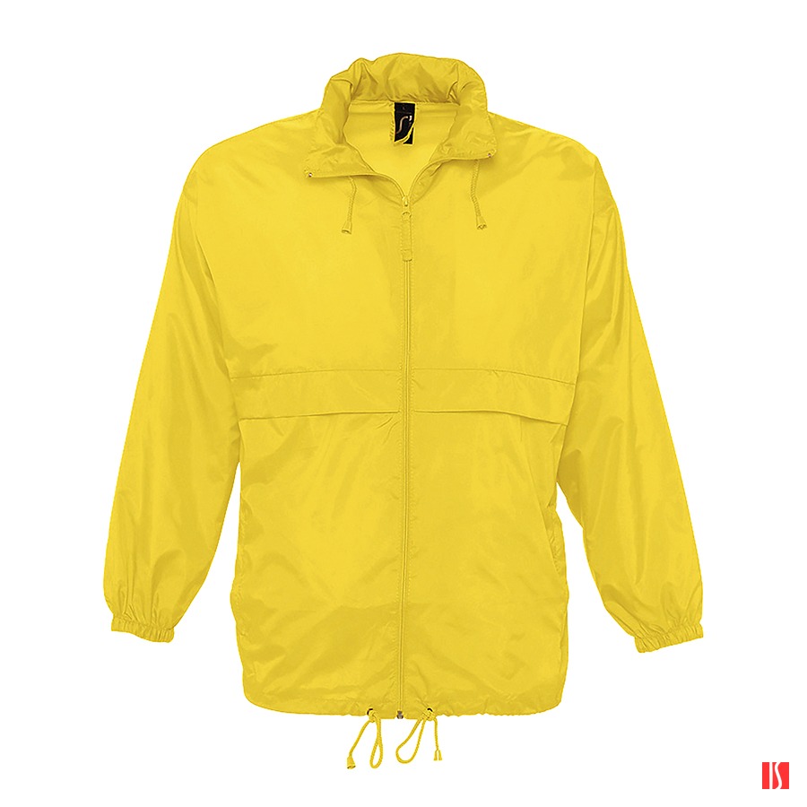 Ветровка мужская SURF, желтый, XS, 100% нейлон, 210Т