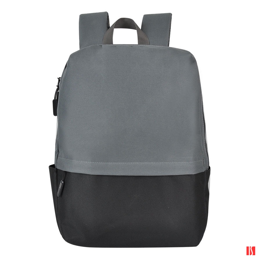 Рюкзак Eclat, серый/чёрный, 43 x 31 x 10 см, 100% полиэстер 600D