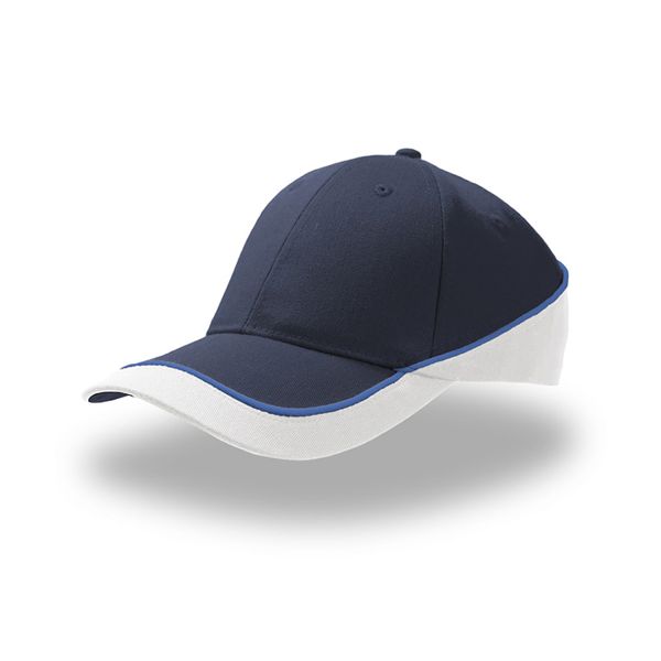 Купить Бейсболка "Racing", 6 клиньев, темно-синий/белый, 94% полиэстер 6% вискоза, 180 г/м2 Бейсболка "Racing", 6 клиньев, темно-синий/белый, 94% полиэстер 6% вискоза, 180 г/м2