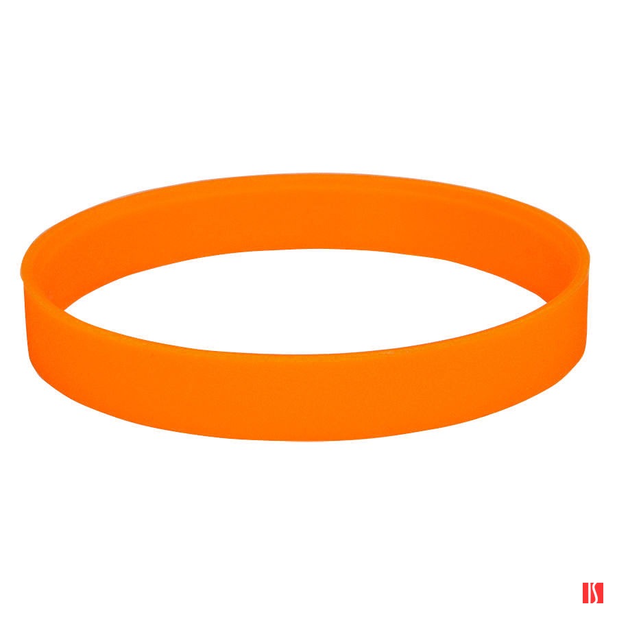 Браслет силиконовый FEST; 20 x 1,2 x 0,2 см; оранжевый; силикон; гравировка