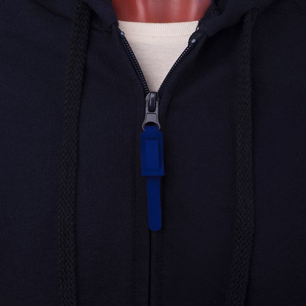 Купить Пуллеры на молнию BILLY, темно-синий, комплект, 10 шт., силикон Пуллеры на молнию BILLY, темно-синий, комплект, 10 шт., силикон