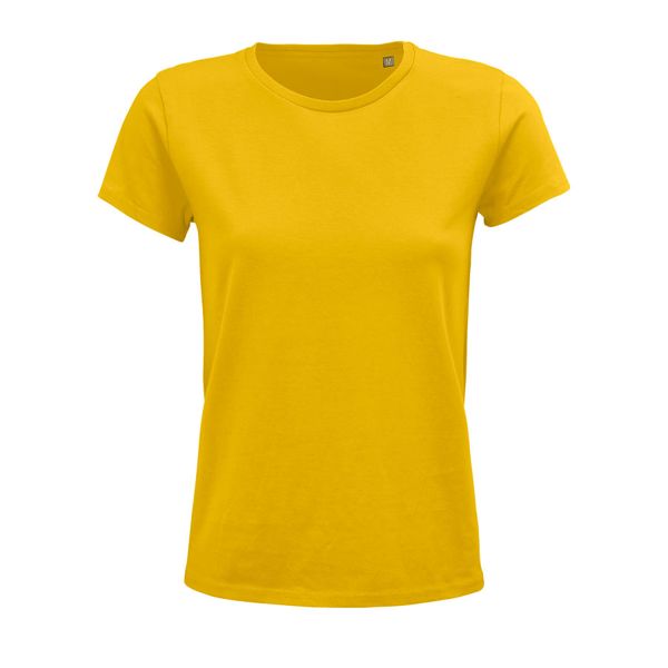 Футболка женская "CRUSADER WOMEN", желтый, S, 100% органический хлопок, 150 г/м2