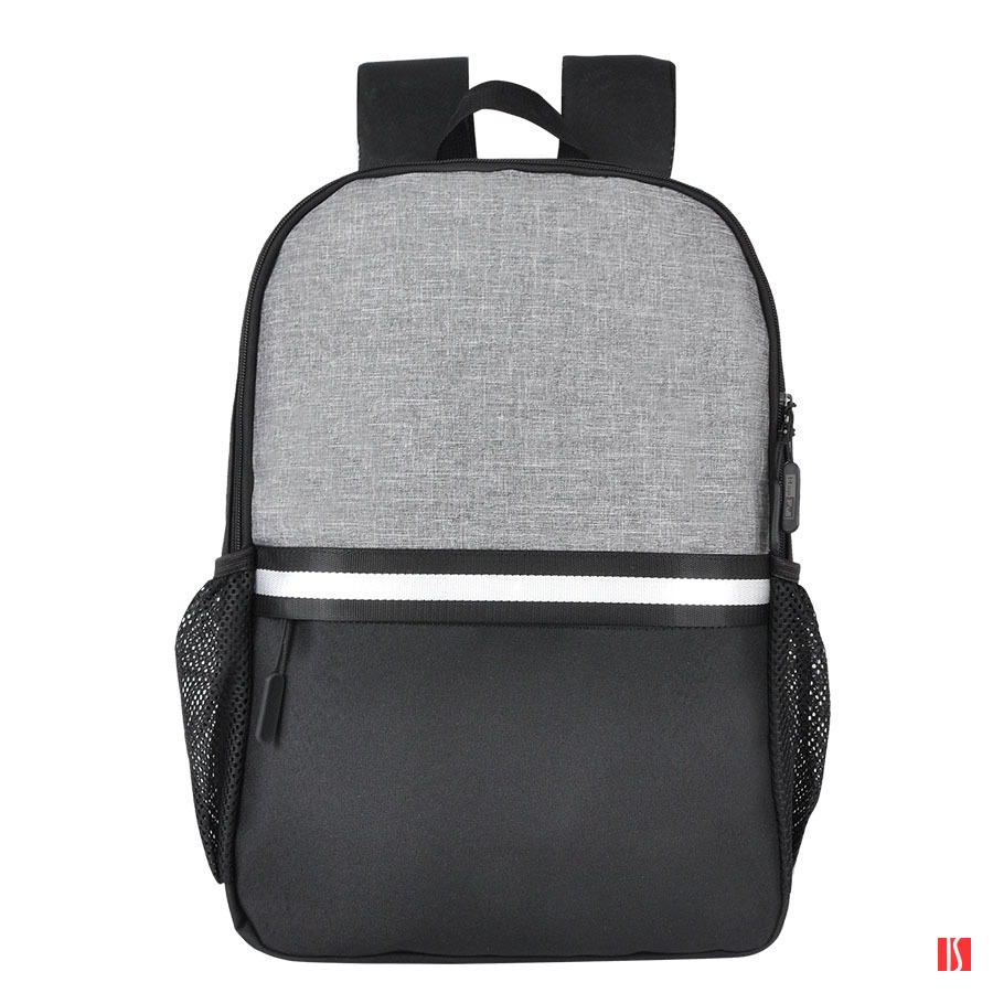 Рюкзак Cool, серый/чёрный, 43 x 30 x 13 см, 100% полиэстер 300 D