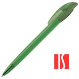 Ручка шариковая GOLF LX, прозрачный зеленый, пластик