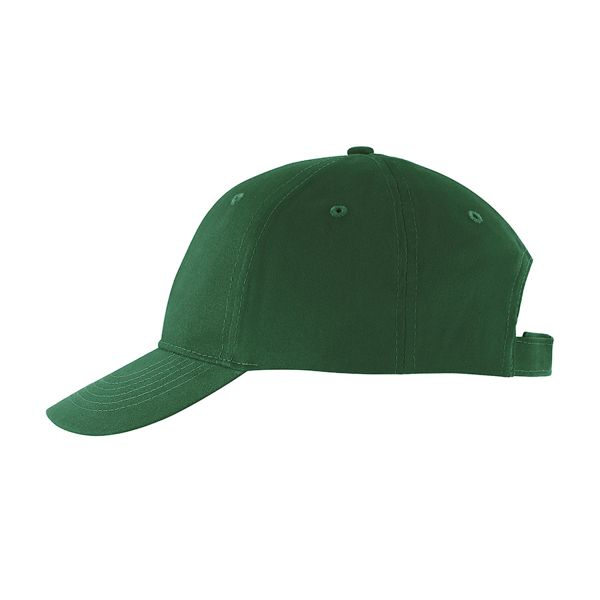 Купить Бейсболка мужская "SOLAR", 6 клиньев, застежка на липучке, темно-зеленый, 100% хлопок, 180 г/м2 Бейсболка мужская "SOLAR", 6 клиньев, застежка на липучке, темно-зеленый, 100% хлопок, 180 г/м2