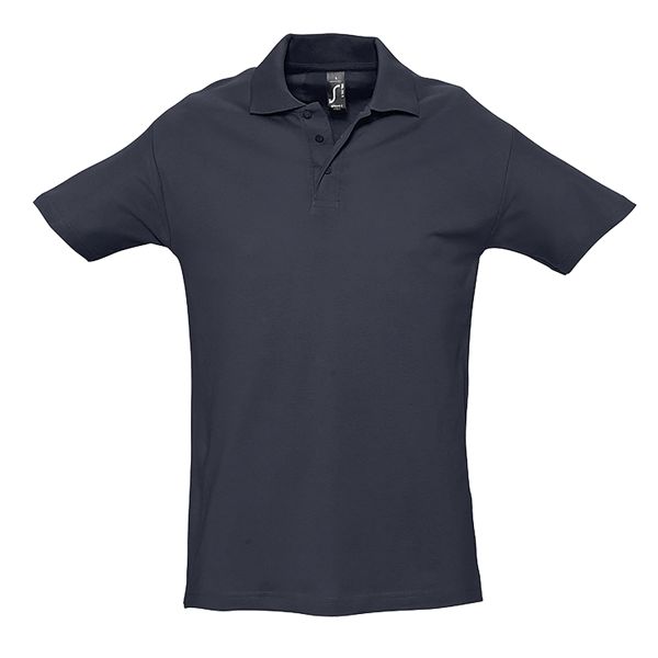 Рубашка поло мужская SPRING II,темно-синий,3XL,100% хлопок, 210/м2
