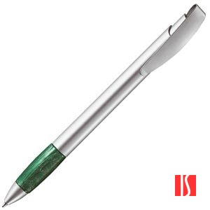 X-9 SAT, ручка шариковая, зеленый/хром, пластик/металл