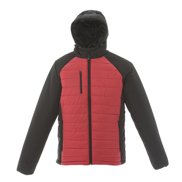 Куртка мужская "TIBET",красный/чёрный, S, 100% нейлон, 200  г/м2