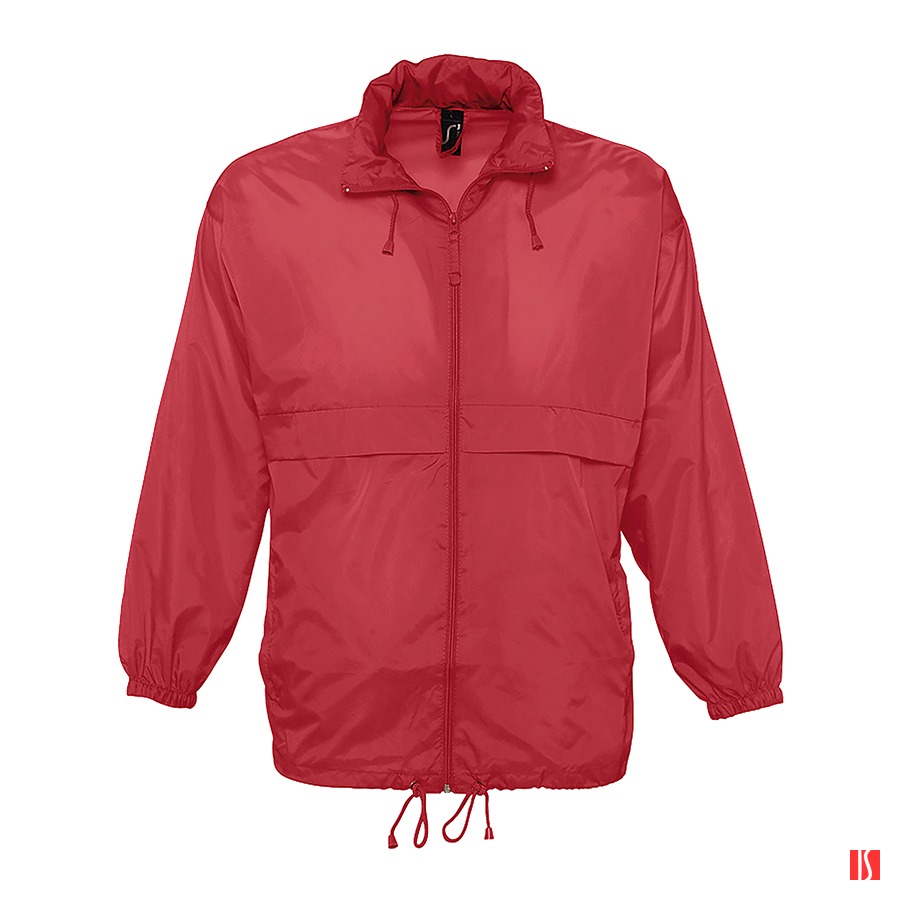 Ветровка мужская SURF, красный, XS, 100% нейлон, 210Т