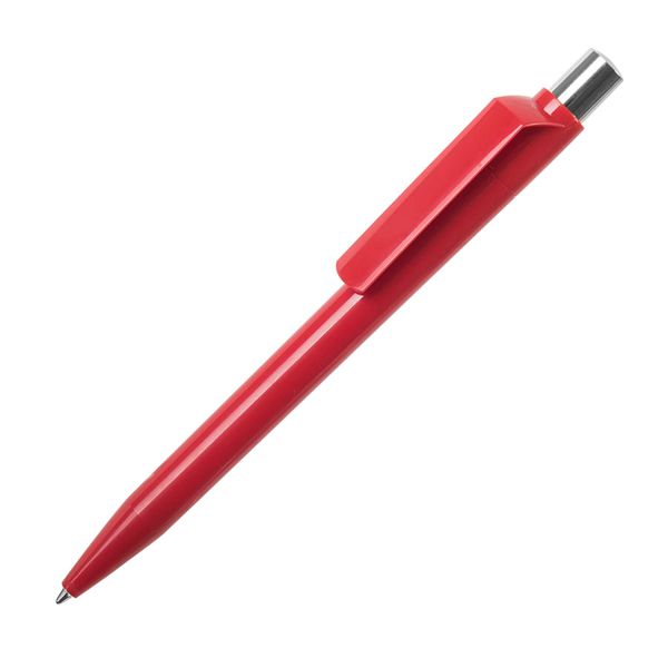 Ручка шариковая DOT, красный, пластик